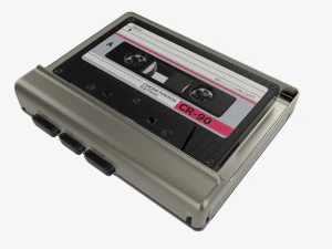 Cassette tape player 3D Model