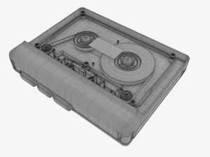 Cassette tape player 3D Model