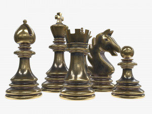 Chess pieces 3Dモデル
