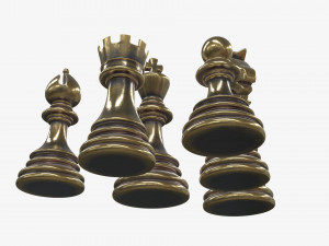 Chess pieces 3Dモデル