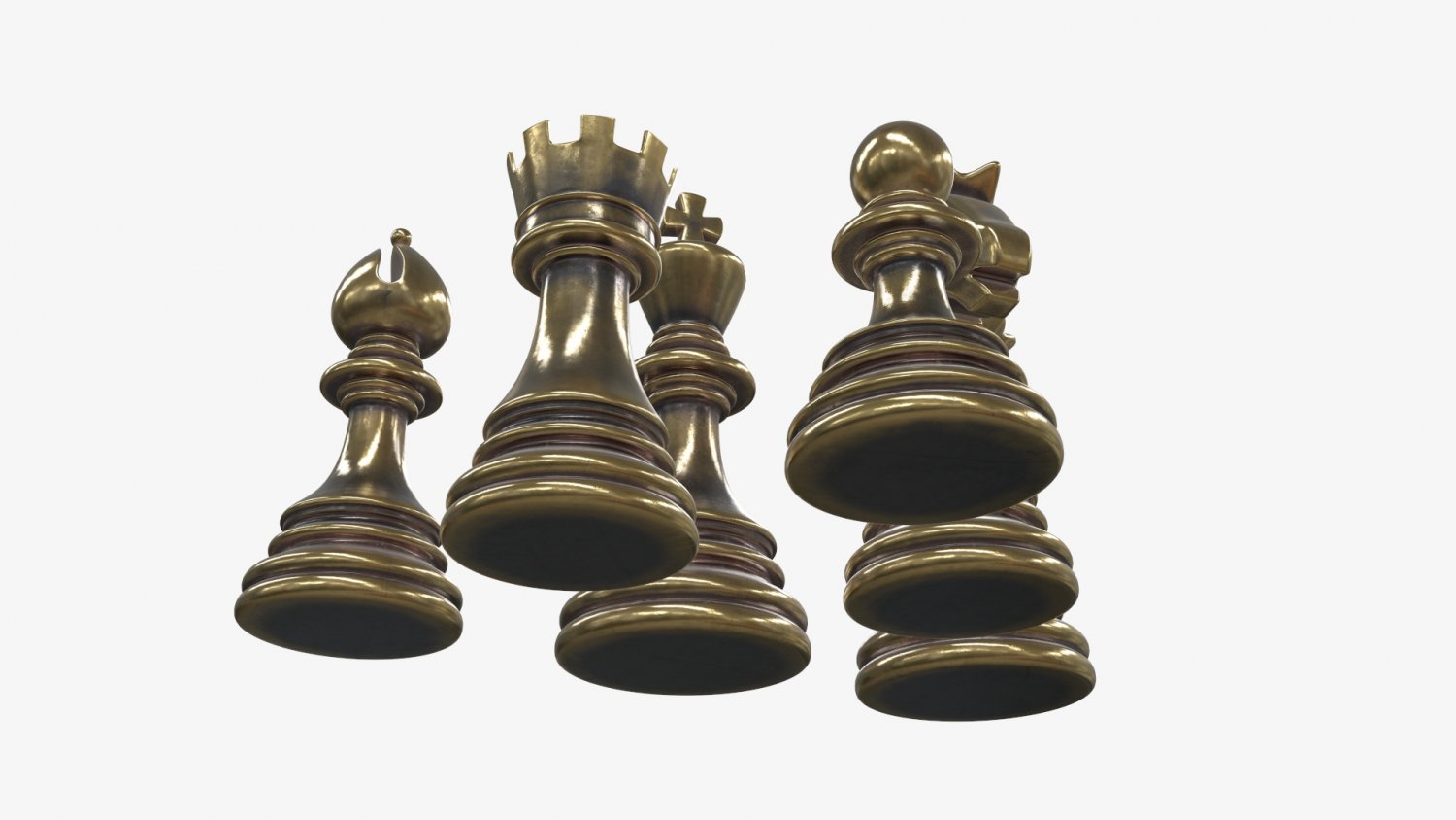 Chess Set Medieval 3D Model $13 - .blend .stl - Free3D