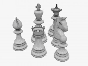 Chess pieces 3Dモデル