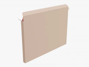 Colored pencil box 01 3D Model