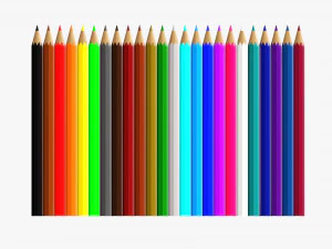 Colored pencil box 01 3D Model