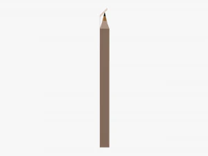 Colored pencil box 01 3D Model