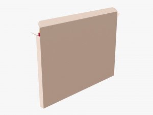 Colored pencil box 01 with window Modèle 3D