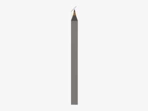 Colored pencil box 02 3D Model