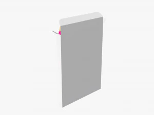 Colored pencil box 02 3D Model