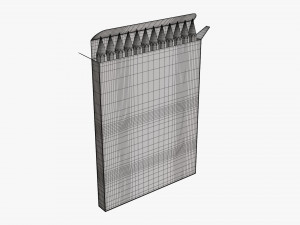 Colored pencil box 02 3D Model