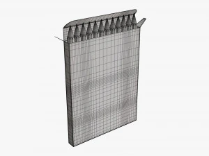 Colored pencil box 02 3D Model