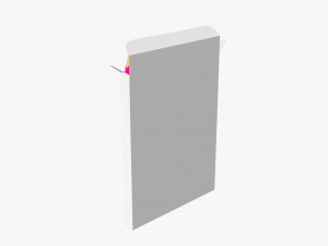 Colored pencil box 02 with window Modèle 3D