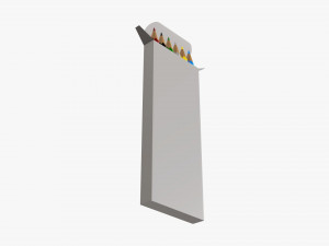Colored pencil box 03 Modelo 3D
