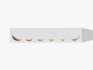 Colored pencil box 03 3D Model