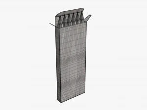 Colored pencil box 03 3D Model