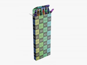 Colored pencil box 03 3D Model