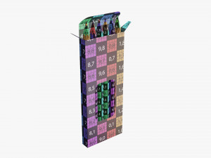 Colored pencil box 03 with window Modelo 3D