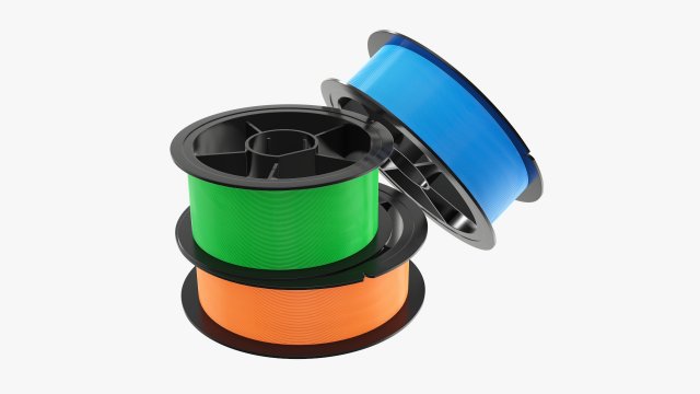 Fishing line with spool Modelo 3D .c4d .max .obj .3ds .fbx .stl .blend 