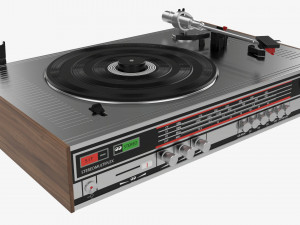 Vinyl turntable Modelo 3D