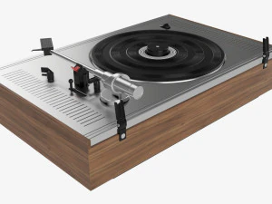 Vinyl turntable 3D Model