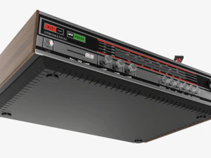 Vinyl turntable 3D Model
