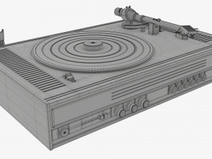 Vinyl turntable Modelo 3D