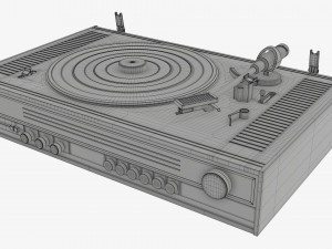 Vinyl turntable Modelo 3D