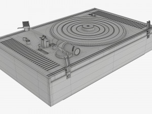 Vinyl turntable Modelo 3D