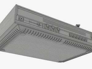 Vinyl turntable 3D Model