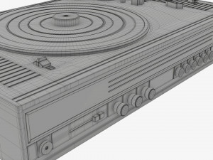 Vinyl turntable Modelo 3D
