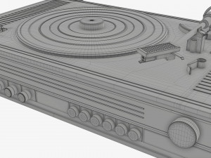 Vinyl turntable Modelo 3D