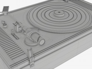 Vinyl turntable Modelo 3D