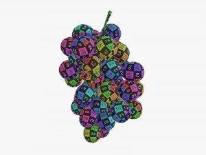 Trauben 06 3D Modell