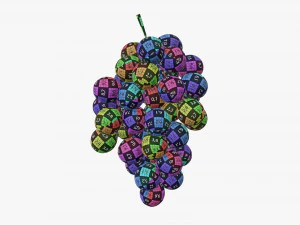 Trauben 06 3D Modell