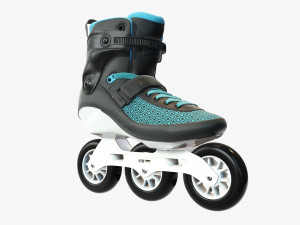 Inline roller skates 3D Model