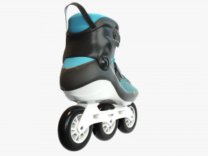 Inline roller skates 3D Model