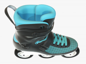 Inline roller skates 3D Model