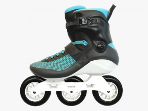 Inline roller skates 3D Model