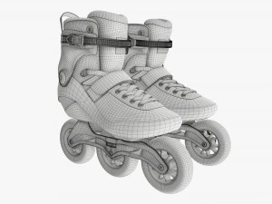 Pattini a rotelle in linea Modello 3D