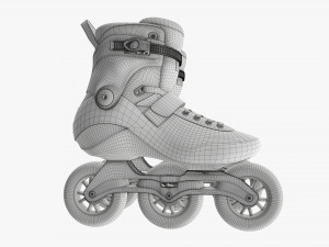 Inline roller skates 3D Model