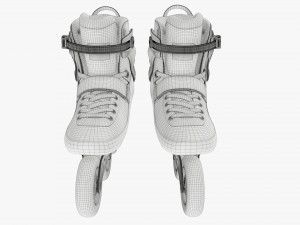 Inline roller skates 3D Model
