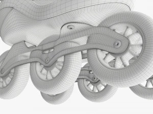 Pattini a rotelle in linea Modello 3D