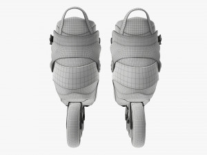 Inline roller skates 3D Model