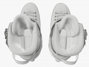 Inline roller skates 3D Model