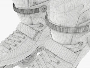 Pattini a rotelle in linea Modello 3D