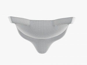 Japanese fox mask 01 Modelo 3D