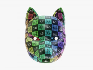 Japanese fox mask 01 3D Model