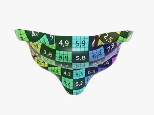 Japanese fox mask 01 3D Model