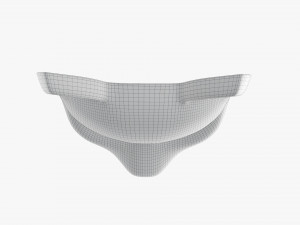 Japanese fox mask 02 Modelo 3D
