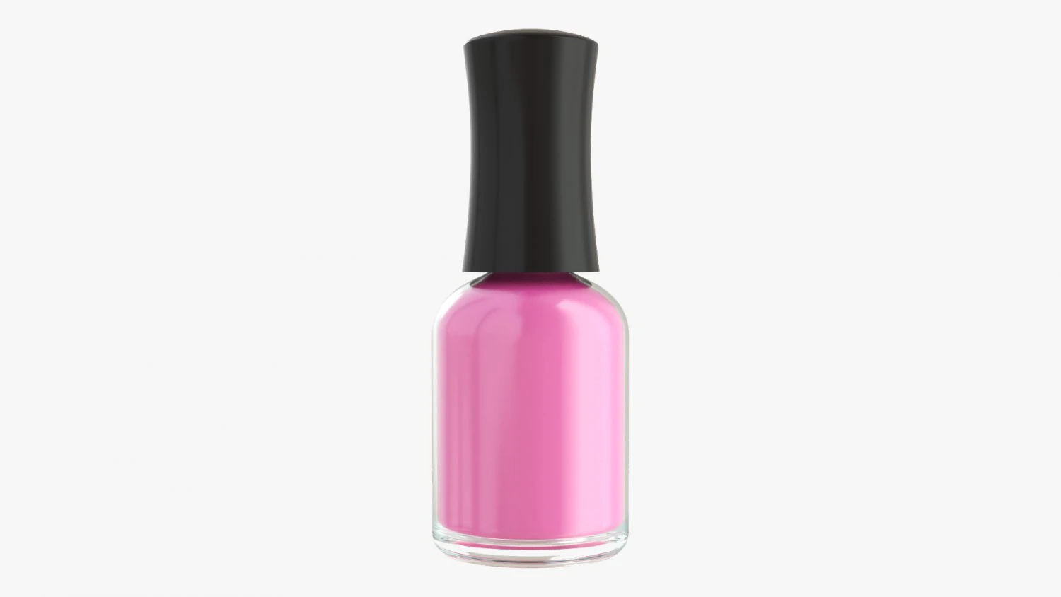 Nail polish bottle 01 3D Model .c4d .max .obj .3ds .fbx .stl .blend