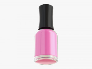 Nail polish bottle 01 3D Model